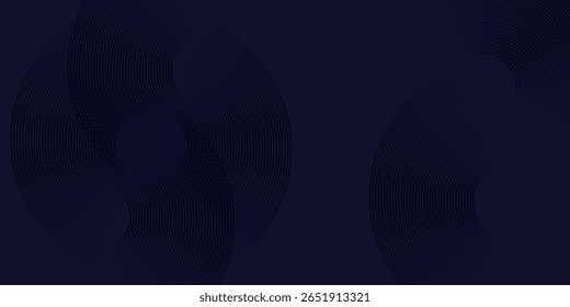 Blue and black vector abstract geometrical shape modern background