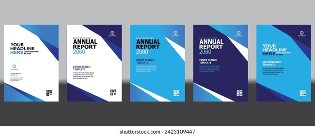 Blue black  Vector Brochure Annual Report Leaflet Flyer template design, Book cover layout design, Abstract business presentation template, A4 size design 