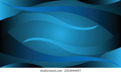 Blue black wave shape background.simple multi blue color wallpaper