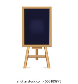  Blue blackboard  isolated on a white background