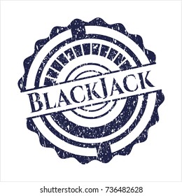 Blue BlackJack distressed rubber texture