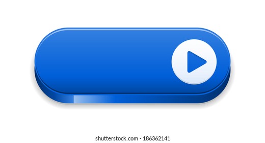 the blue blank button with arrow sign 