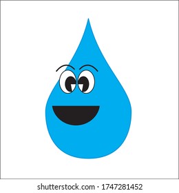 Blue Blood Cartoon Smiling Sweetly Stock Vector (Royalty Free ...