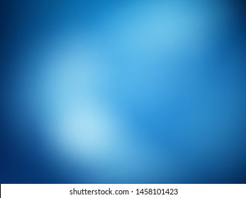 Blue blur abstract template. Cold sky empty background. Neutral blurred template. EPS 10