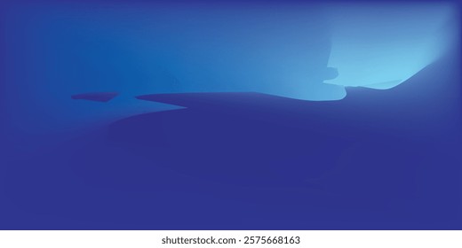 Blue blur background. Blue gradient backround. Vector eps10 simple  modern art 