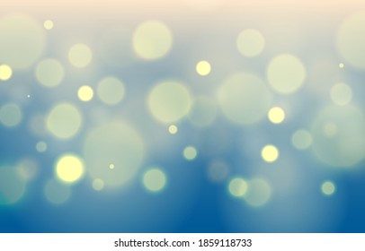 Fondo Abstracto Azul Borroso. Diseño para postal y banner. Vector E Ilustración.