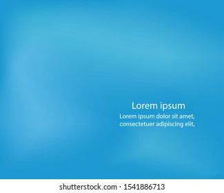 Blue blurred abstract background for your design