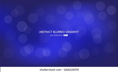 a blue blurred abstract gradient background with bokeh lights effect