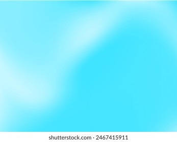Blue blurred background. Abstract sky. Vector illustration