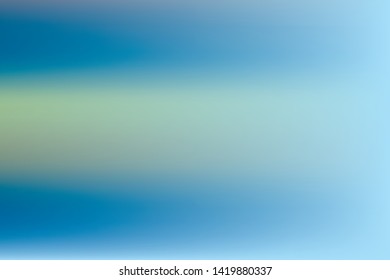 Blue blurred background Light blur backdrop. Delicate pattern. Abstract sky. Vector holographic texture. Neon holography, smooth blur backdrop.  