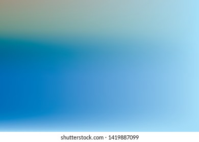 Blue blurred background Light blur backdrop. Delicate pattern. Abstract sky. Vector holographic texture. Neon holography, smooth blur backdrop.  