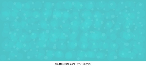 Fondo azul borroso, salpicadura turquesa para el diseño web. Círculos de diferentes tamaños.