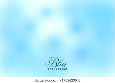 blue blurred bokeh effect elegant background design