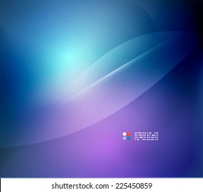 Blue blurred colors business or technology abstract background