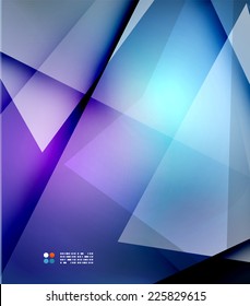 Blue blurred colors business or technology abstract background
