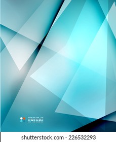 Blue blurred colors business or technology abstract background