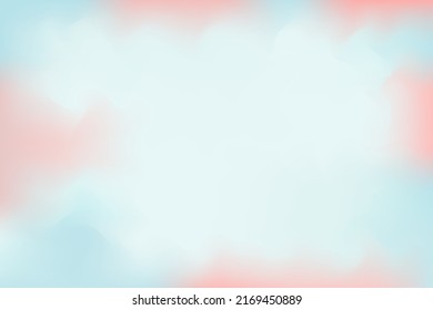 Blue blurred gradient abstract background design vector