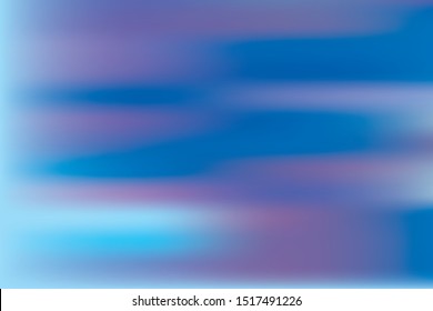 Blue blurred gradient background. Vector illustration. Universal backdrop