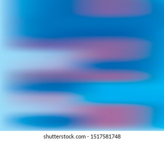 Blue blurred gradient background. Vector illustration. Universal backdrop