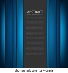 blue board background vector document for text and message design for brochure and web modern artwork