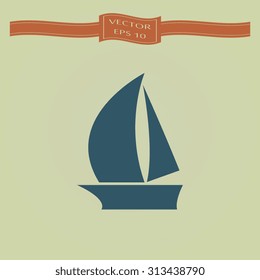 Blue Boat icon