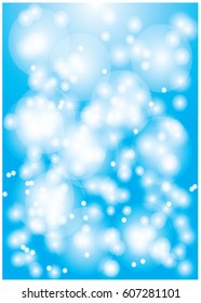 blue bokeh