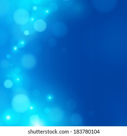 blue bokeh abstract background