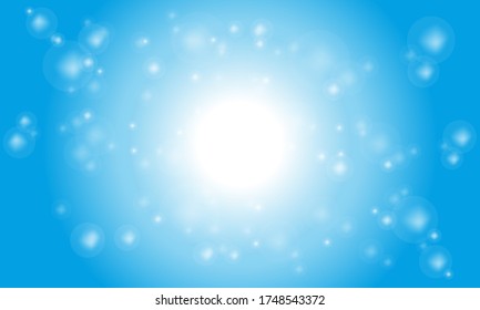 Fondo abstracto de bokeh azul, fondo abstracto de borrosidad azul