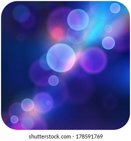 blue bokeh background