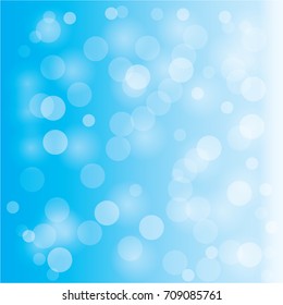 Blue bokeh background