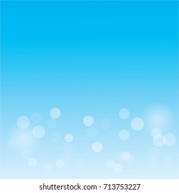 Blue bokeh background
