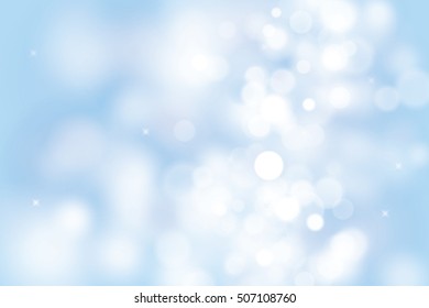 blue bokeh background for christmas and greeting card