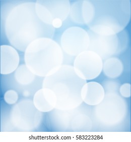 Blue Bokeh Background Vector