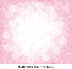 Blue Bokeh Background Vector Illustration.
