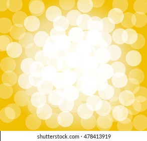 Blue Bokeh Background Vector Illustration.