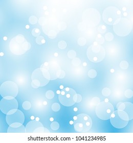 Blue bokeh background.Vector illustration