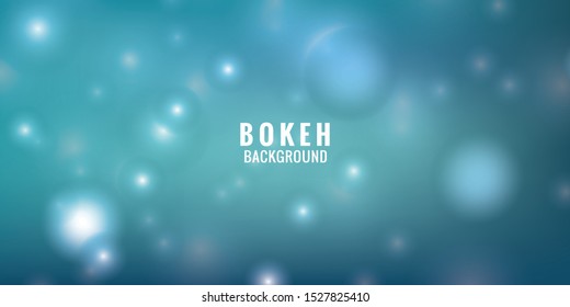  Blue Bokeh and blur vector abstract background