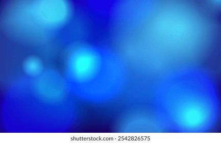 Bokeh azul desenfocado borroso con fondo abstracto del festival de la luz de parpadeo