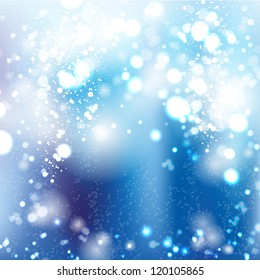 Fondo azul de la luz de bokek