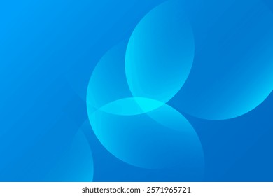 Blue Bokeh Light Background. Futuristic Abstract Business Banner. Wallpaper. Vector Illustration