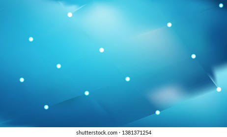Blue Bokeh Lights Background Design