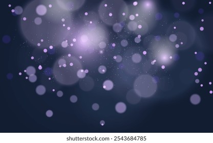 Luces bokeh azules con partículas brillantes, creando una atmósfera de ensueño y festiva. Ideal para celebraciones, temas románticos o fondos de vacaciones.