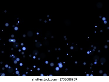 Blue Bokeh Overlay Light Background Sparkle Stock Vector (Royalty Free ...