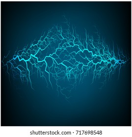 Blue Bolt Vector Thunderbolt Stock Vector (Royalty Free) 717698548 ...