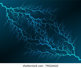blue bolt vector, thunderbolt