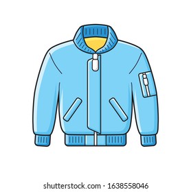 Bomber Jacket Isolated Cartoon Vector Stock Vector (Royalty Free ...