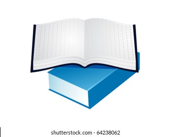 blue book icon vector illustration
