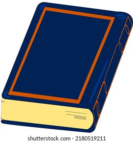 Blue Book Religion Moeslim Vector