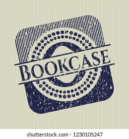 Blue Bookcase distressed rubber texture