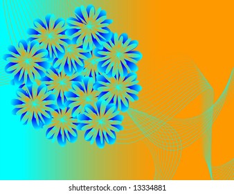 Blue Bouquet